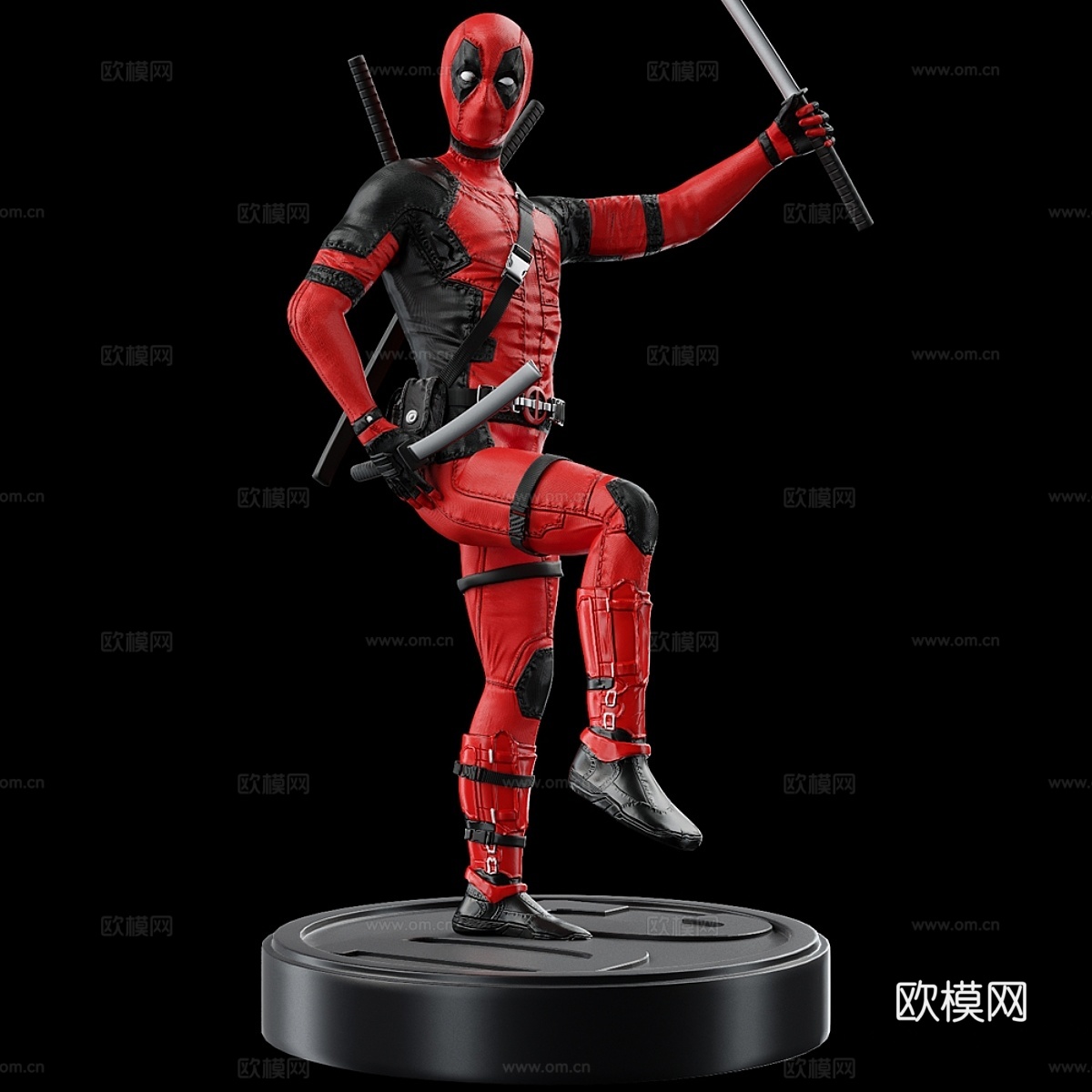 死侍3d模型下载