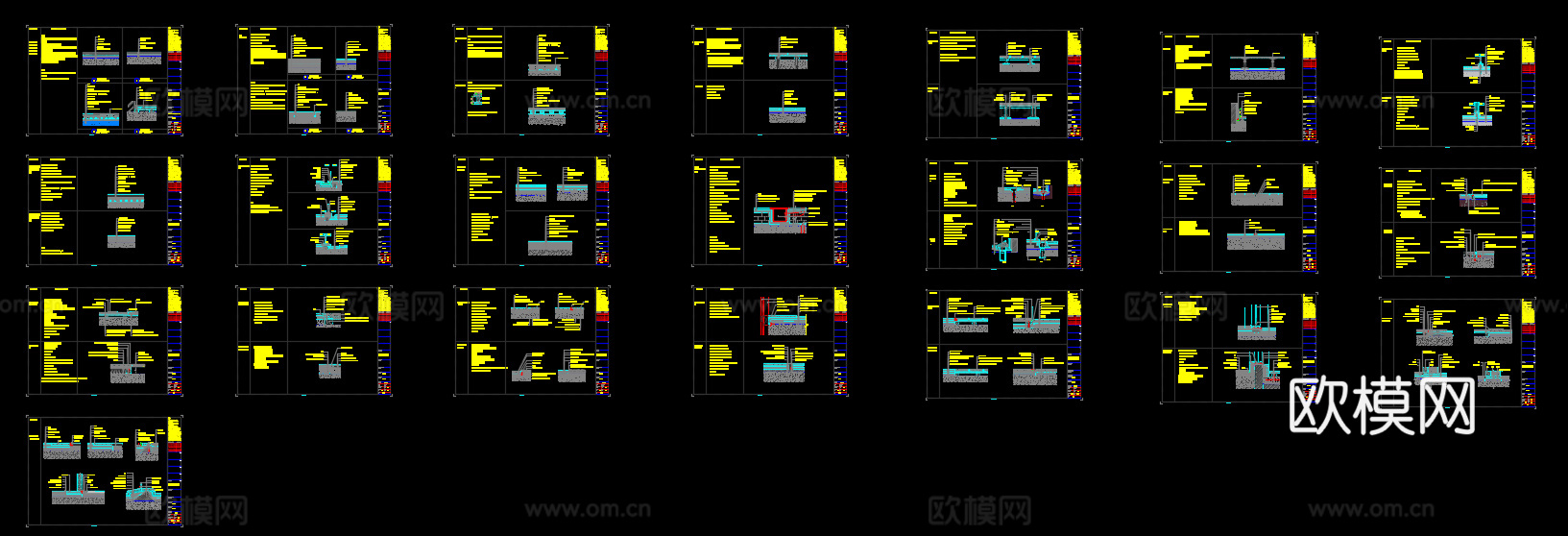 100个常用节点cad施工图