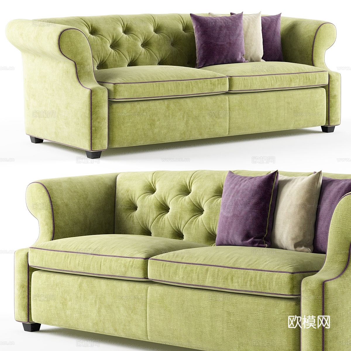 Domingo Salotti BENJAMIN沙发3d模型下载