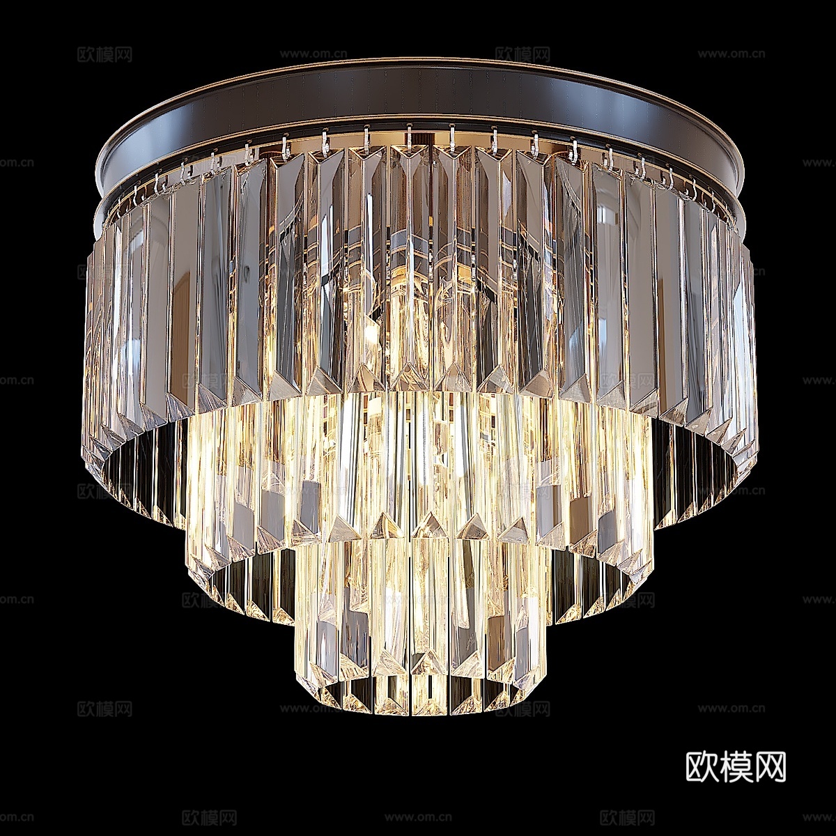 纽波特吸顶灯 31106 PL3d模型下载