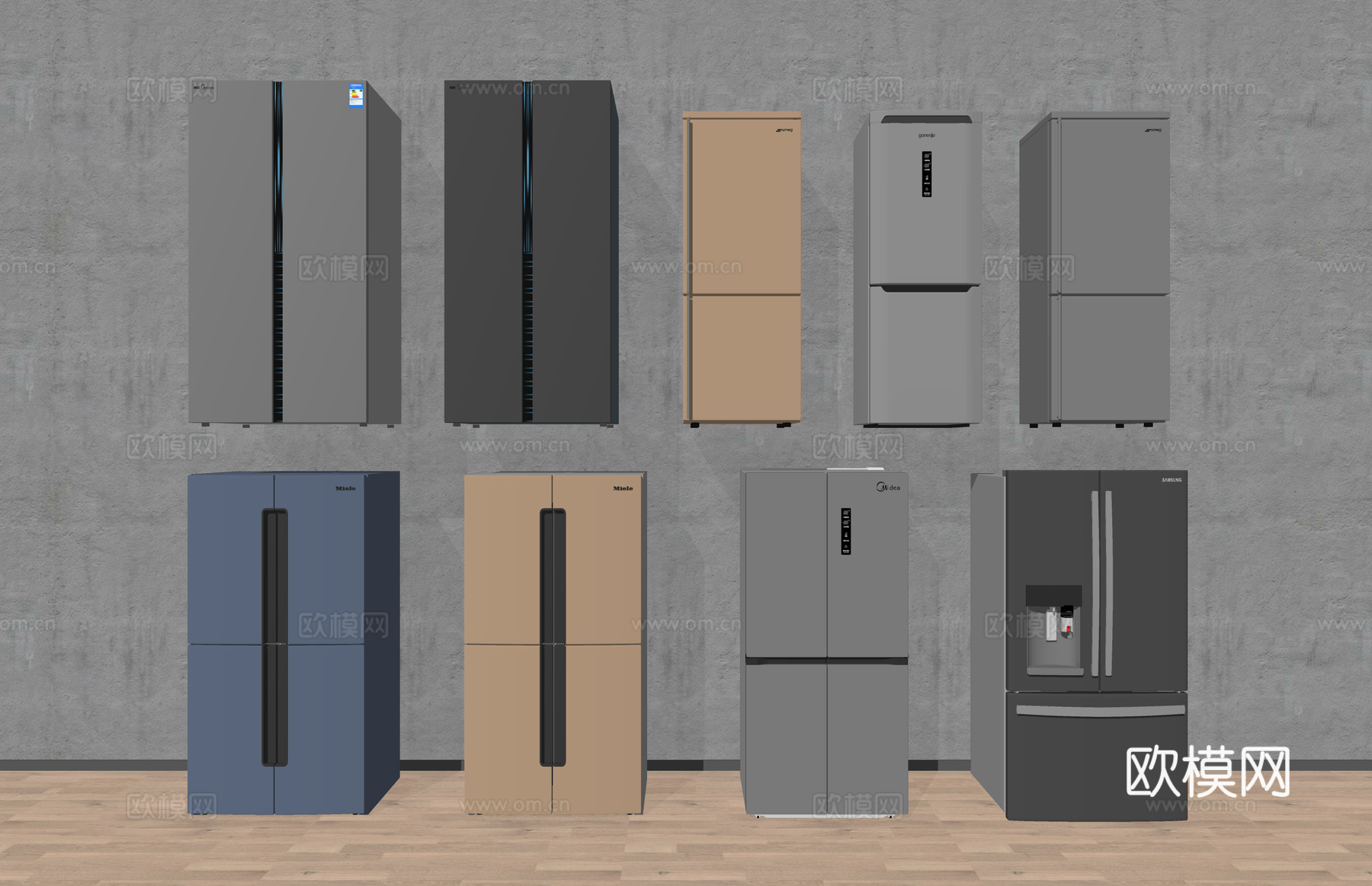 家具 电脑 灯 电器 微波炉 电视 家用电器 日用电器 冰箱su模型下载