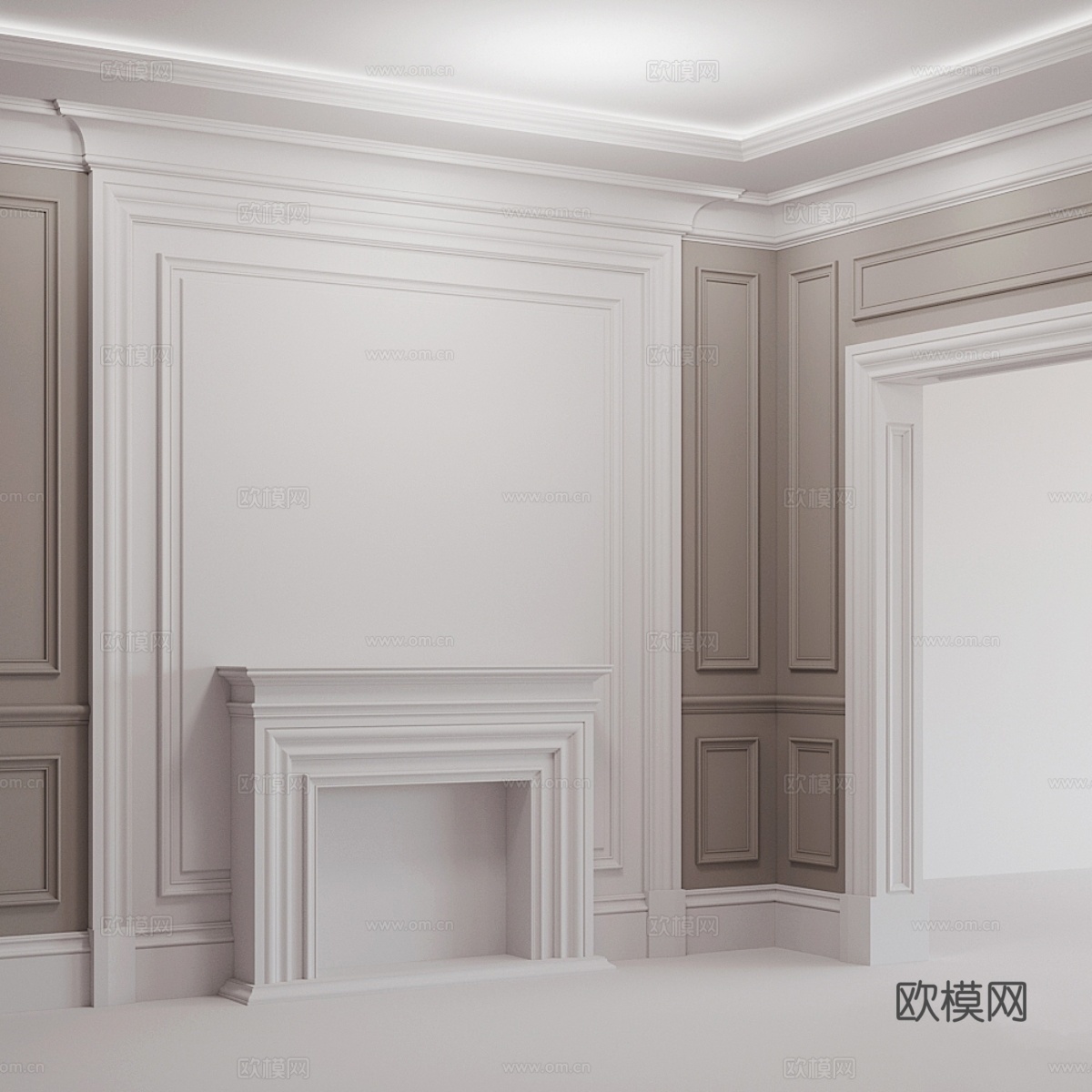 灰泥装饰3d模型下载