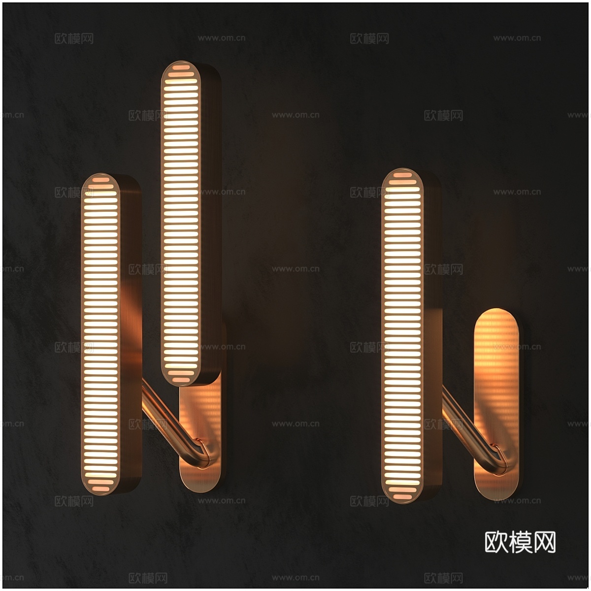 伯特·弗兰克 Colt 吊灯3d模型下载