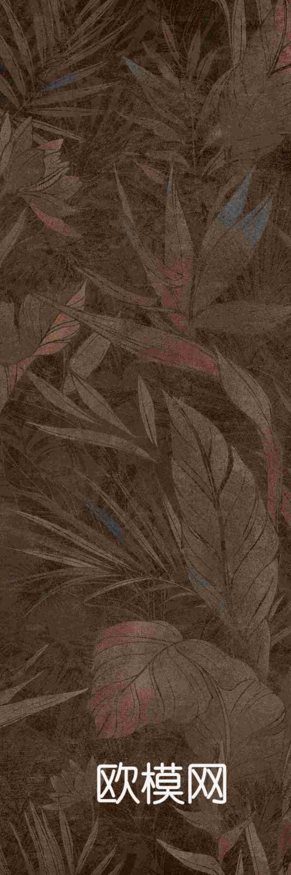 现代艺术砖棕色