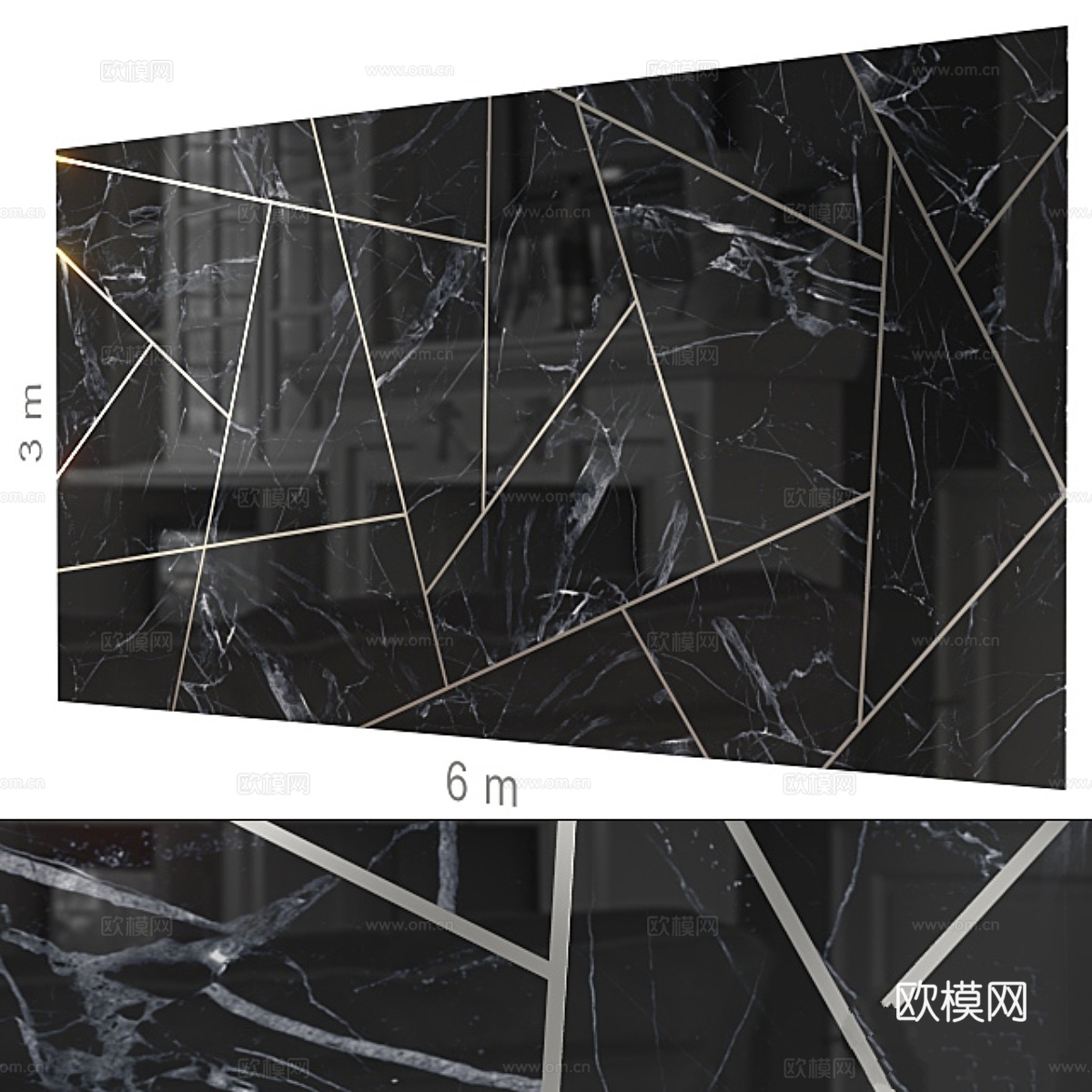 装饰墙 208.3d模型下载