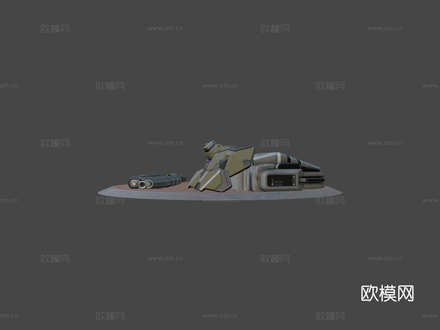 光环斯巴达套装3d模型下载（渲染图5）