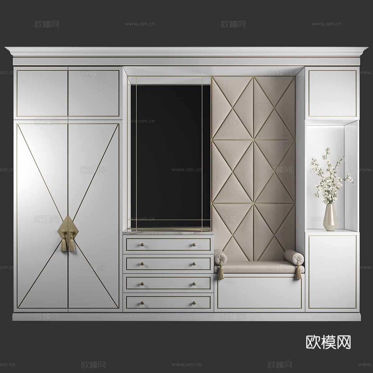 家具组合 453d模型下载