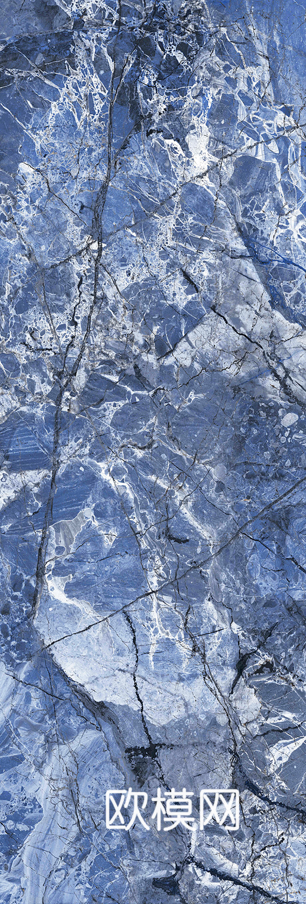 宝石蓝色大理石