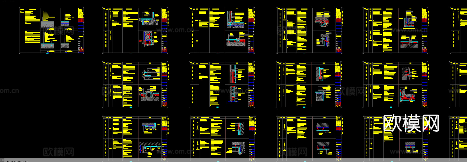 100个常用节点cad施工图