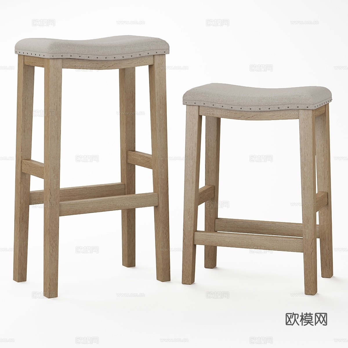 PB Selma吧台凳3d模型下载