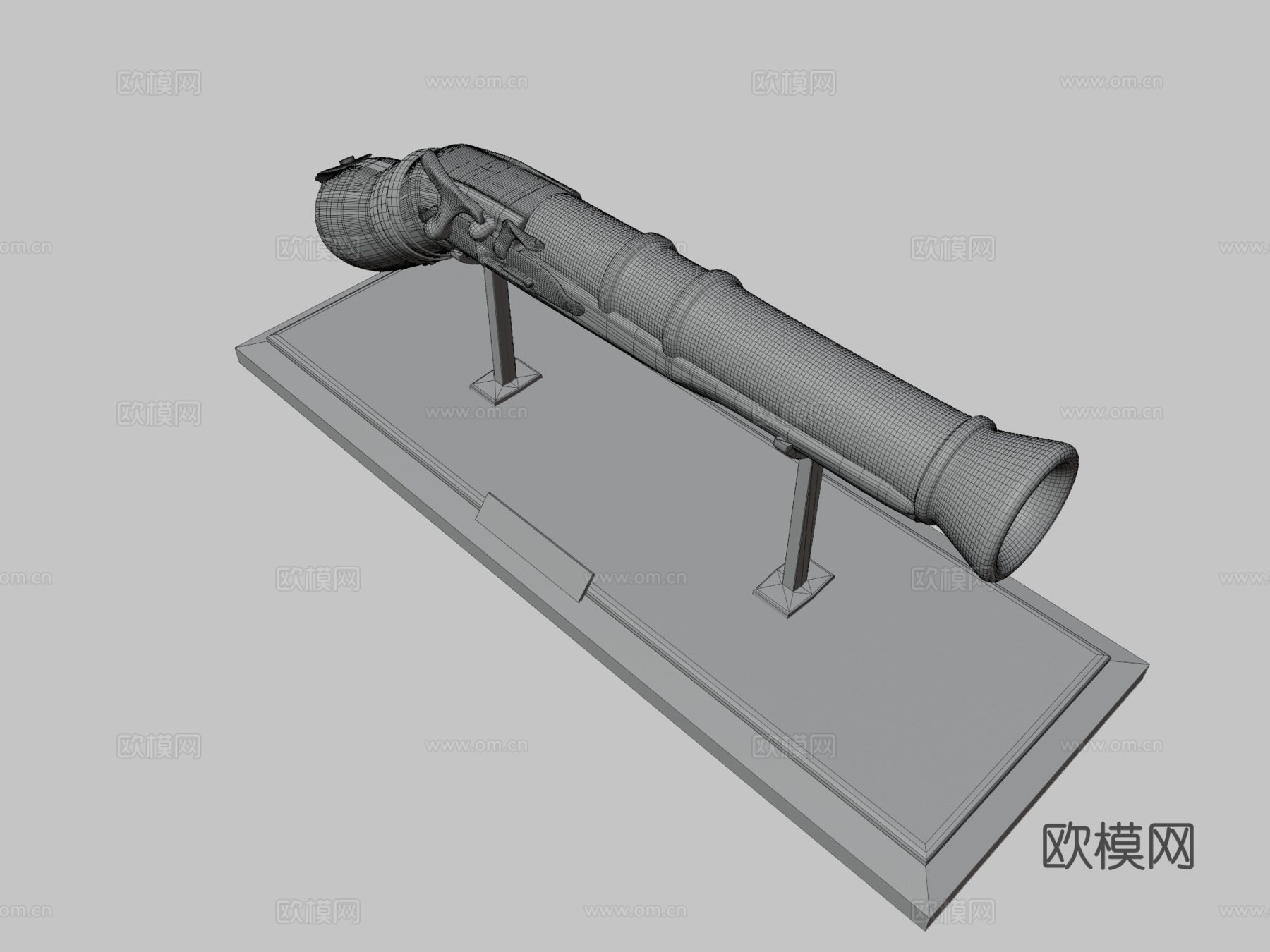随机枪械3d模型3d模型下载（渲染图3）