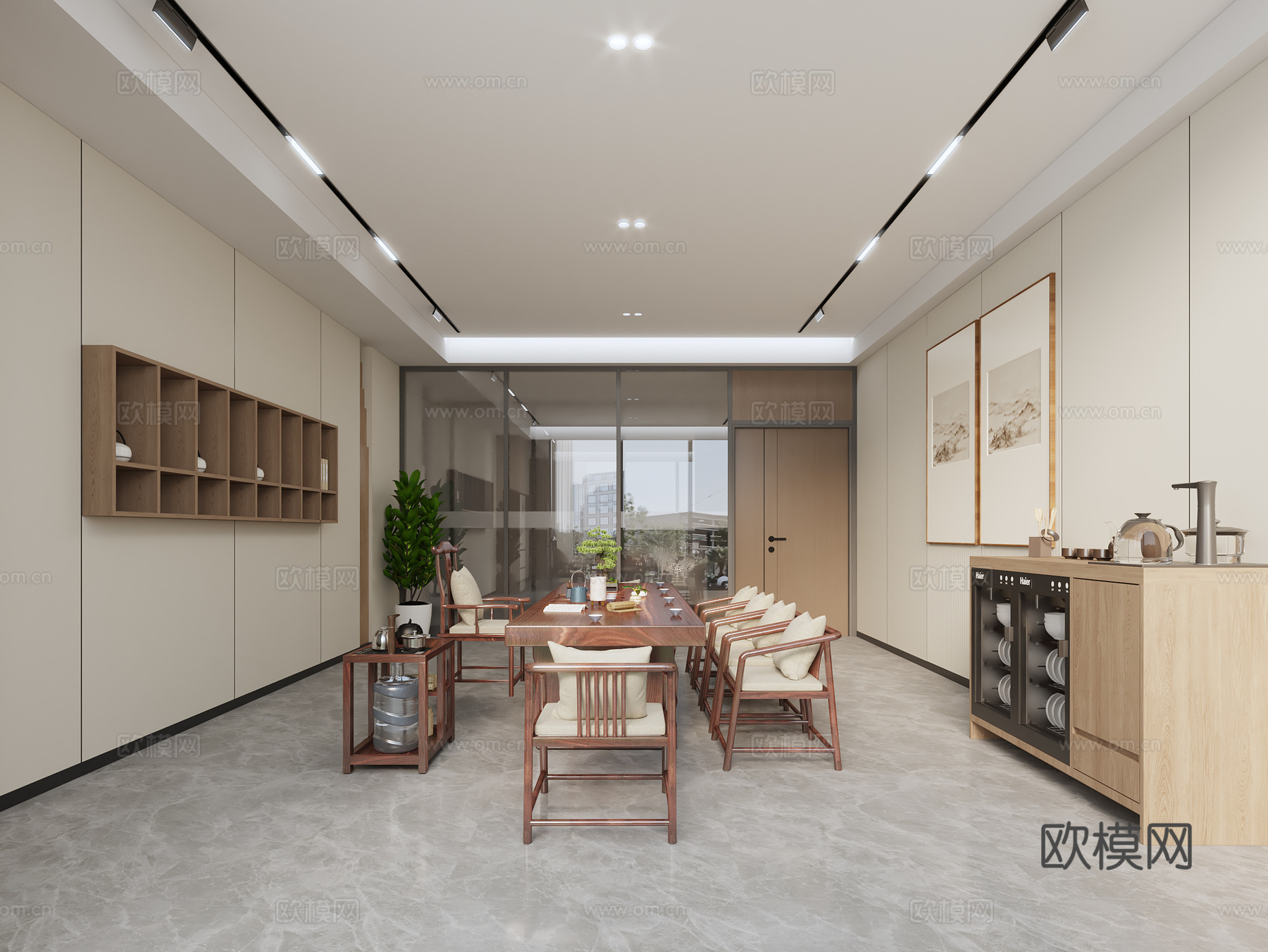 茶室3d模型下载