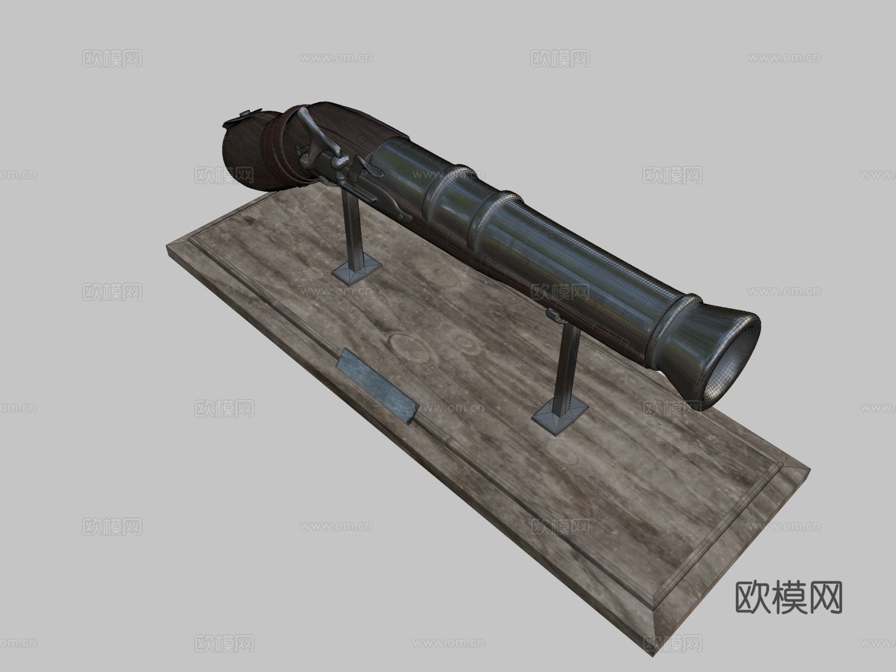 随机枪械3d模型3d模型下载（渲染图2）