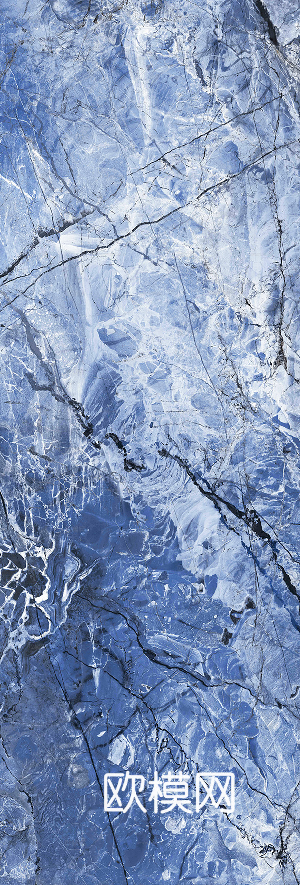 宝石蓝色大理石