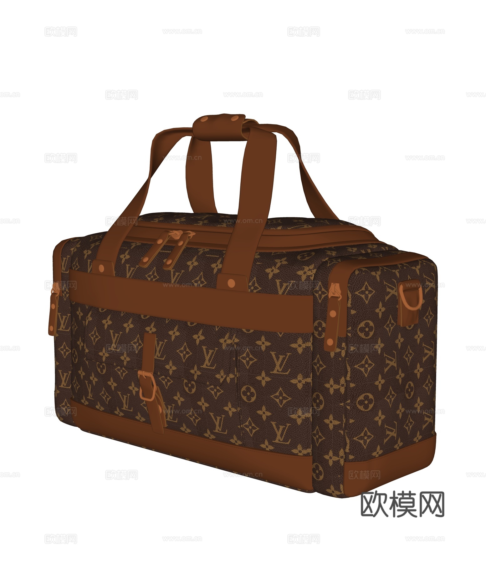现代LV手提包su模型