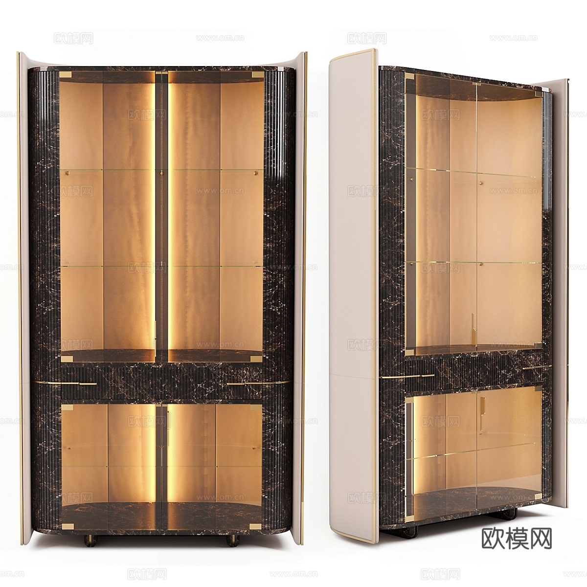 Turri Eclipse 展示柜3d模型下载