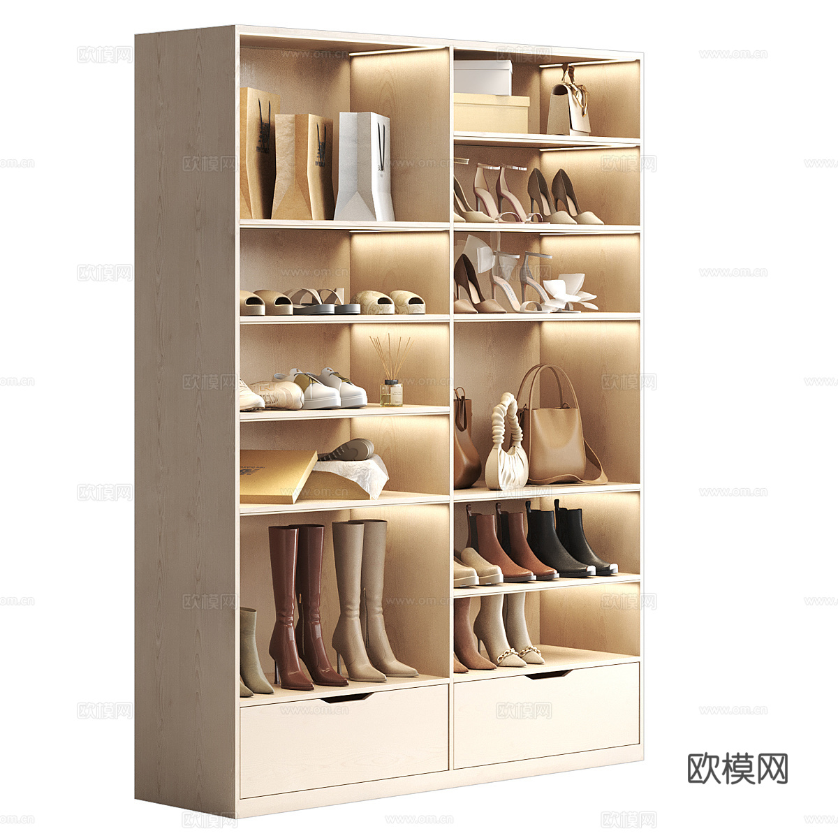 衣柜3d模型下载