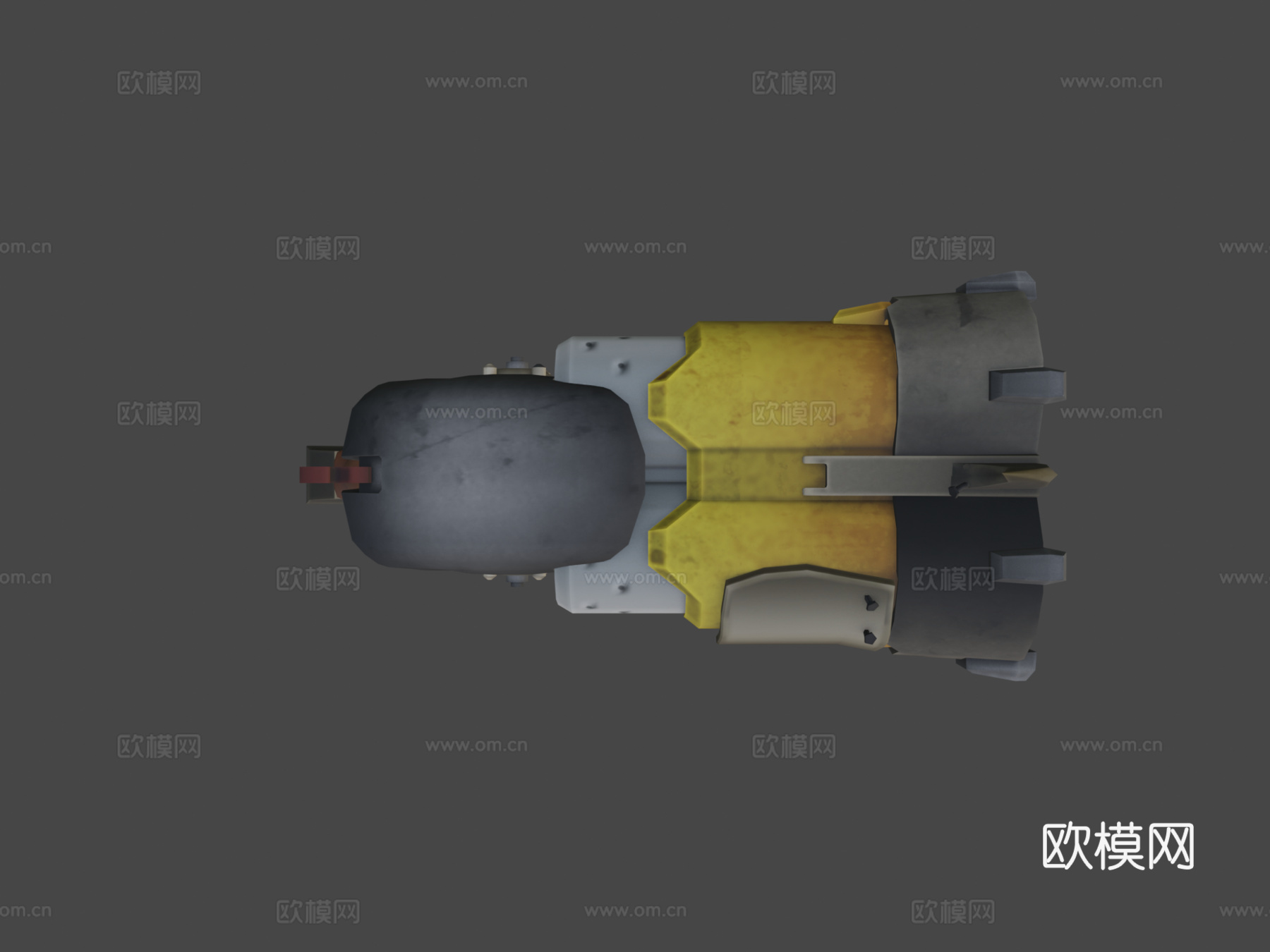 路霸枪移动特制版3d模型下载（渲染图8）