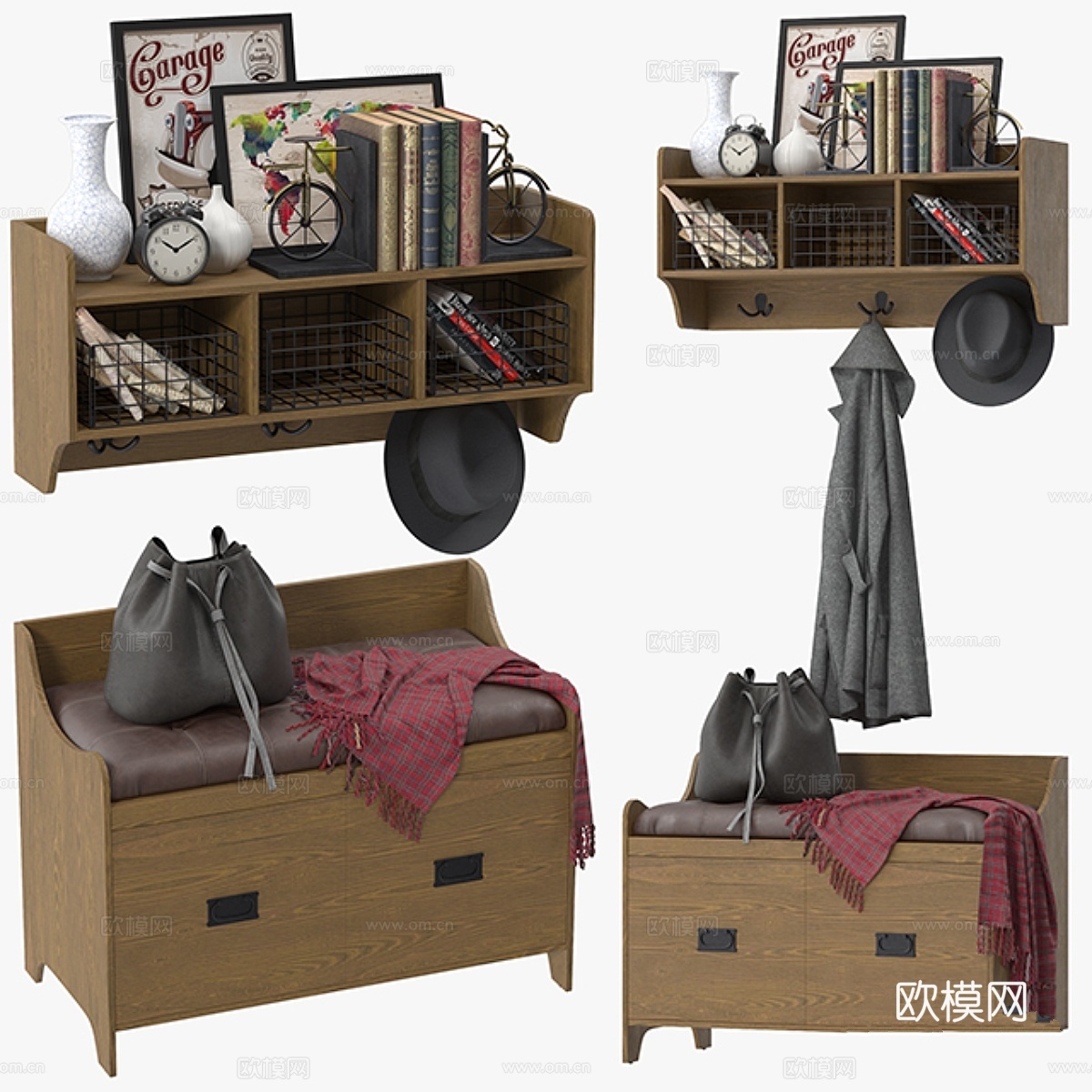 奈梅亨玄关树3d模型下载