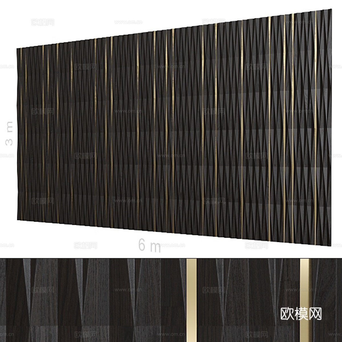 装饰墙 182.3d模型下载