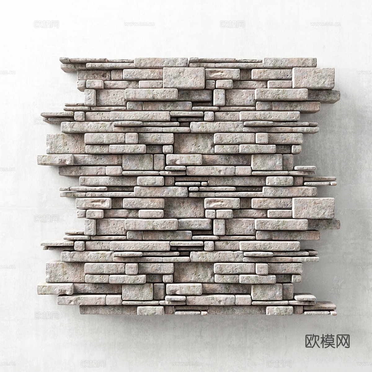 带孔石板立方体    带孔石板3d模型下载