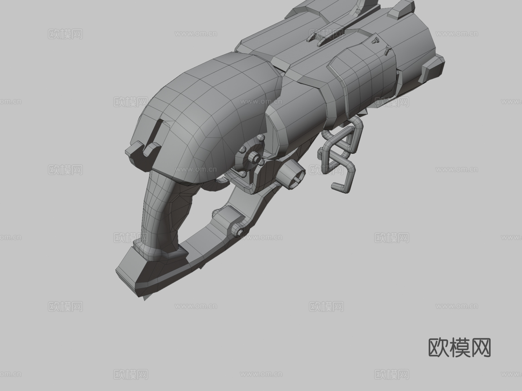 路霸枪移动特制版3d模型下载（渲染图3）