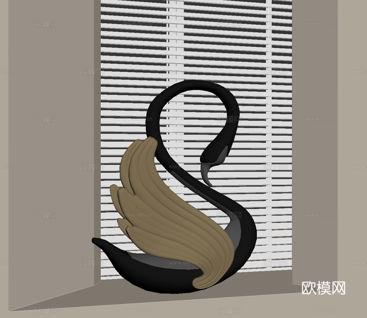 法式复古摆件 金属摆件 艺术装置su模型