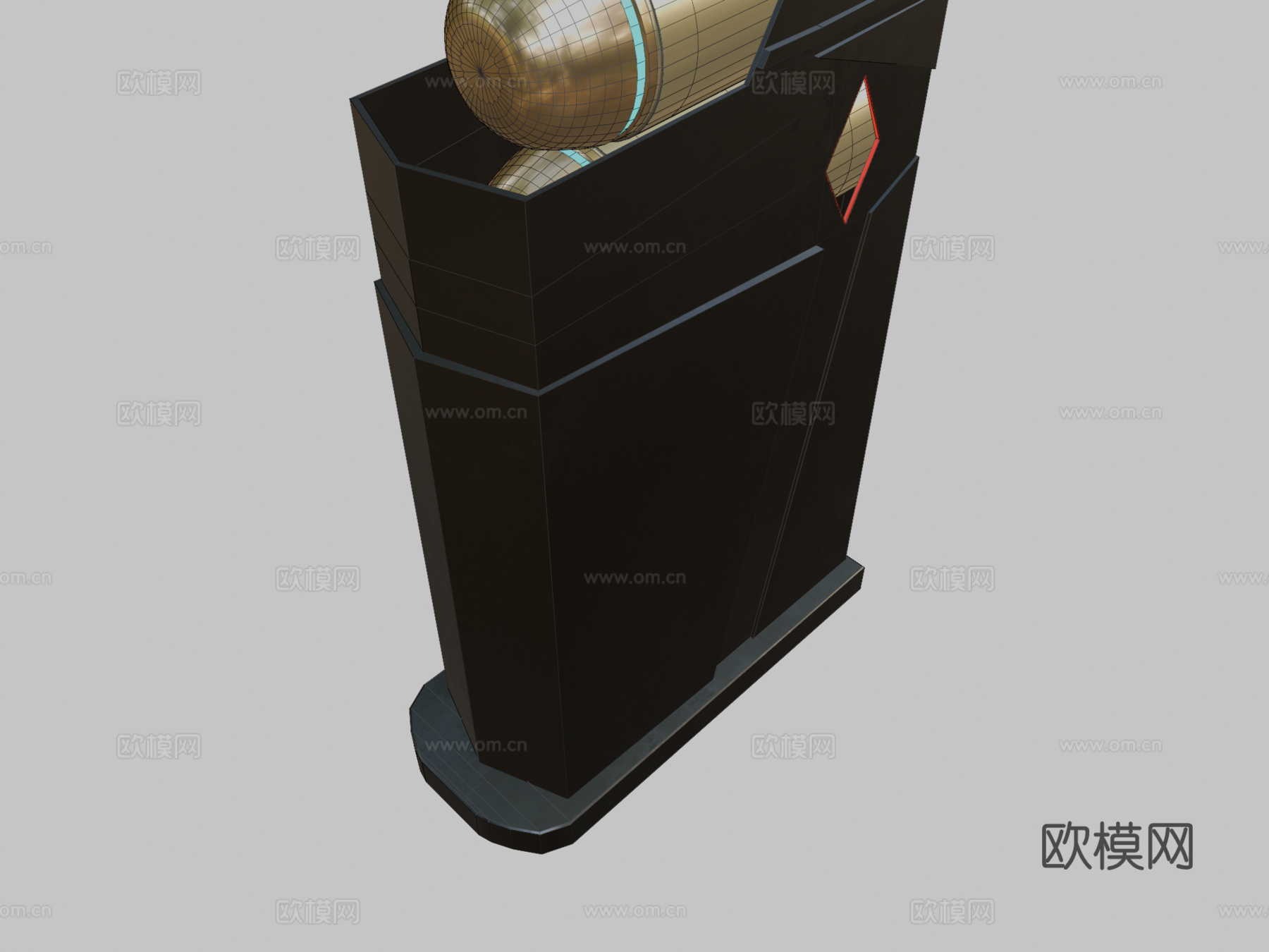 未来弹匣3d模型下载（渲染图2）