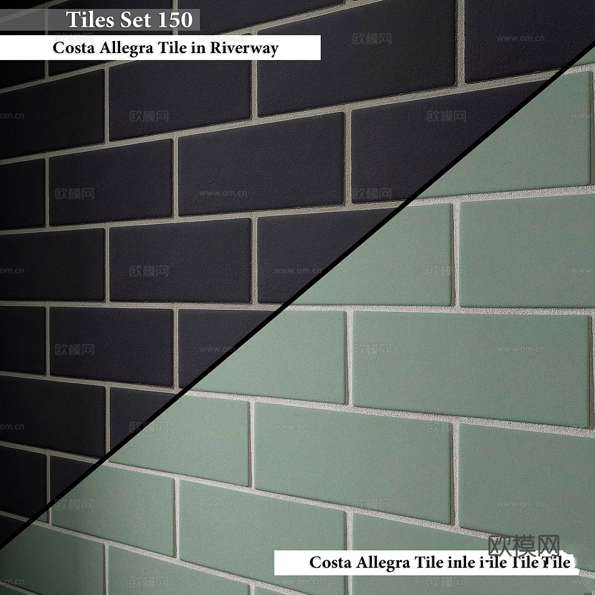 瓷砖套装1503d模型下载