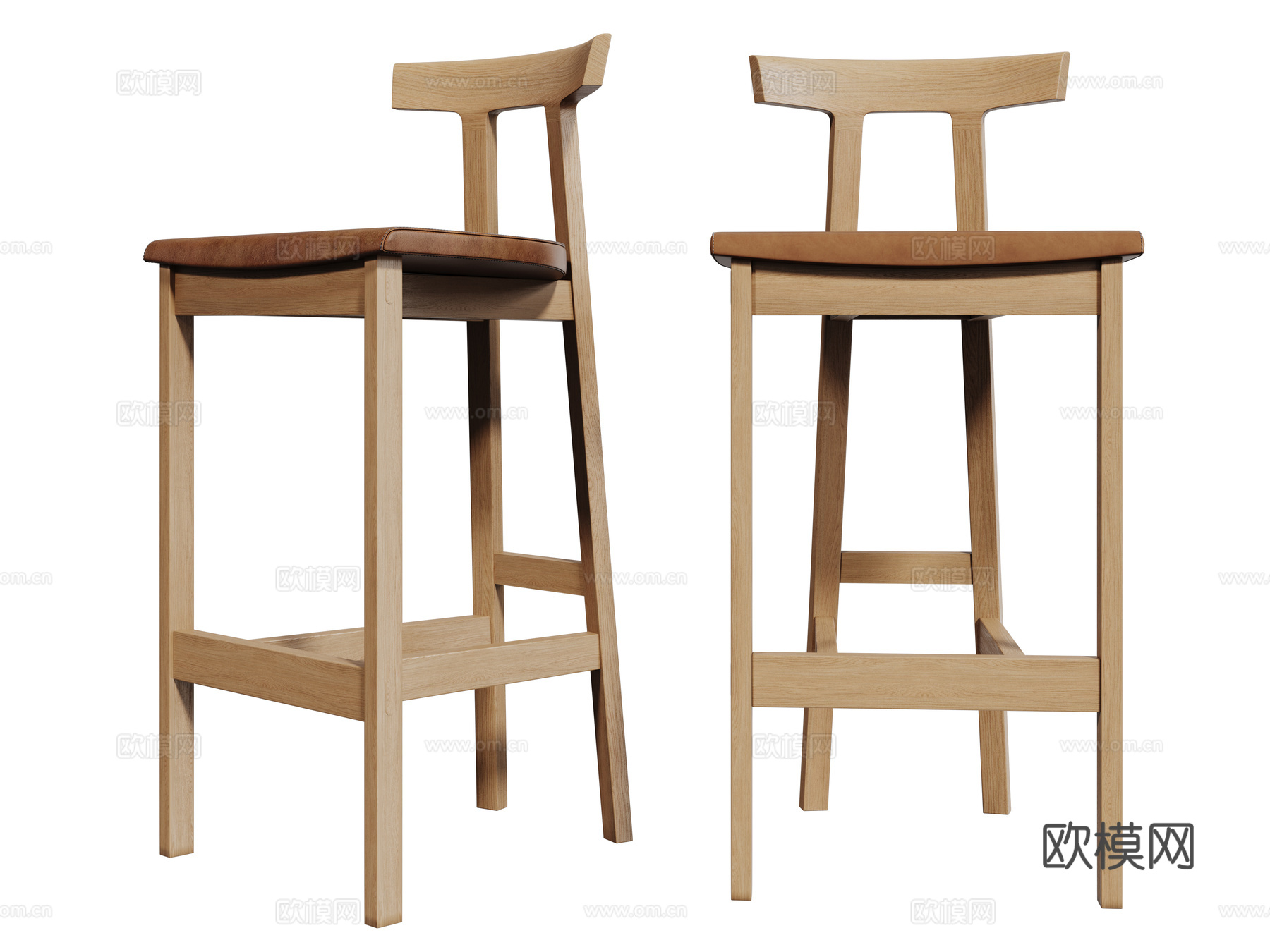 中古吧椅 巴凳 高脚椅 高脚凳 休闲椅su模型