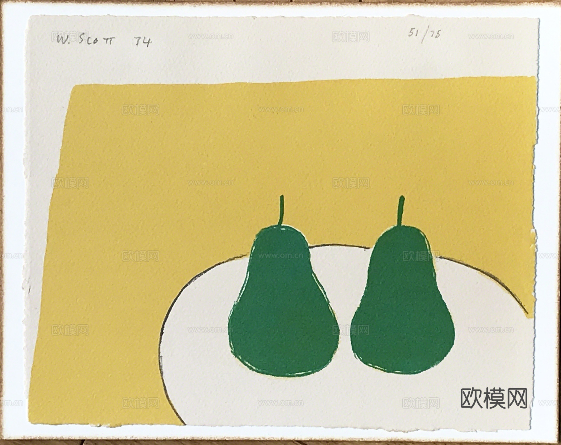 威廉斯科特抽象油画，现代抽象画，装饰画，艺术画