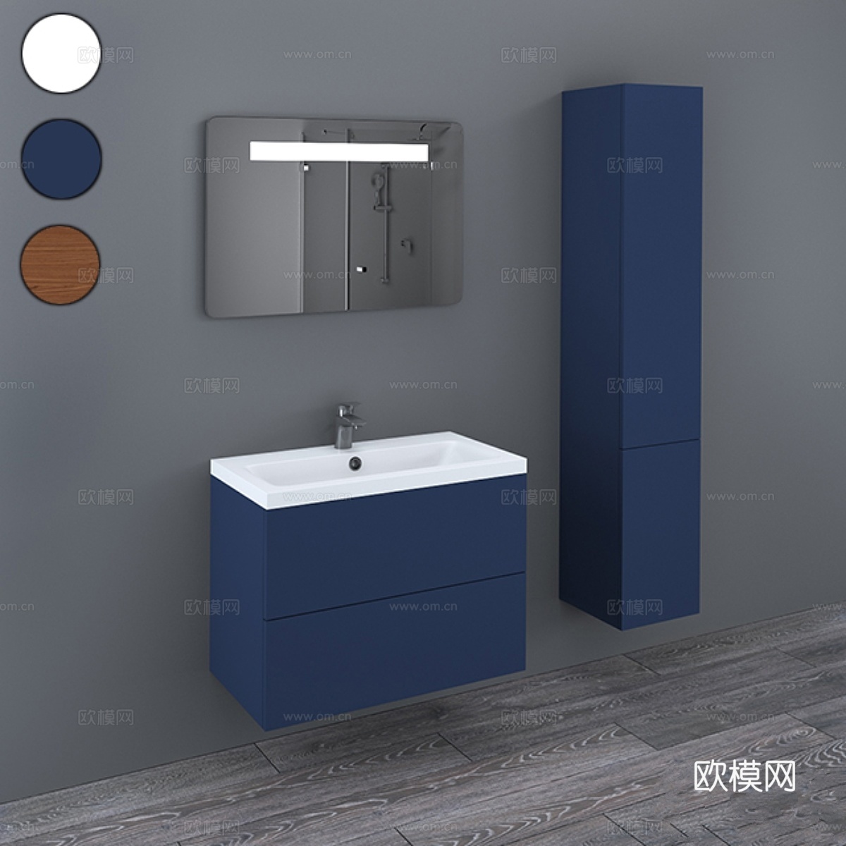 浴室家具 AM.PM GEM3d模型下载