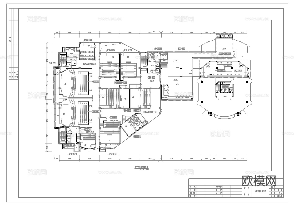 电影院 最新全套施工图 合集cad施工图