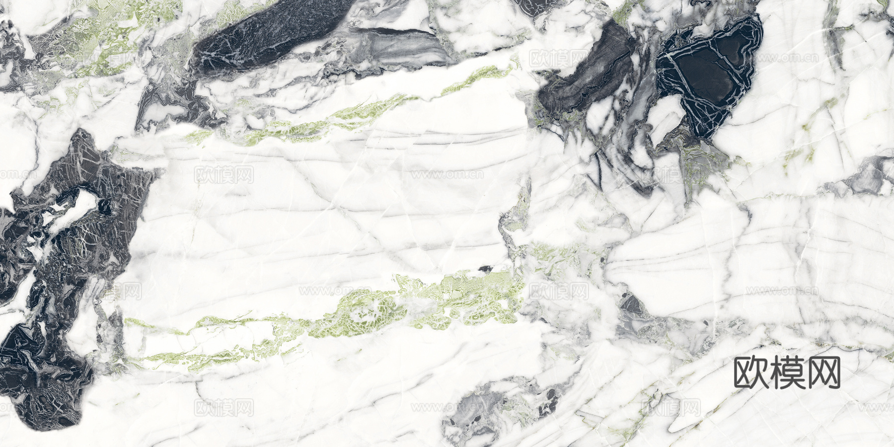 宝石绿奢石大理石