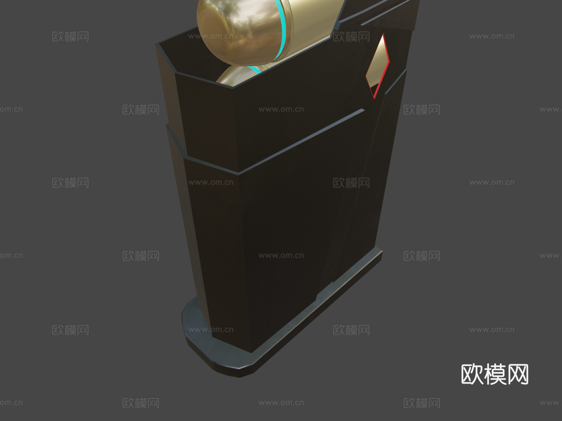 未来弹匣3d模型下载（渲染图6）