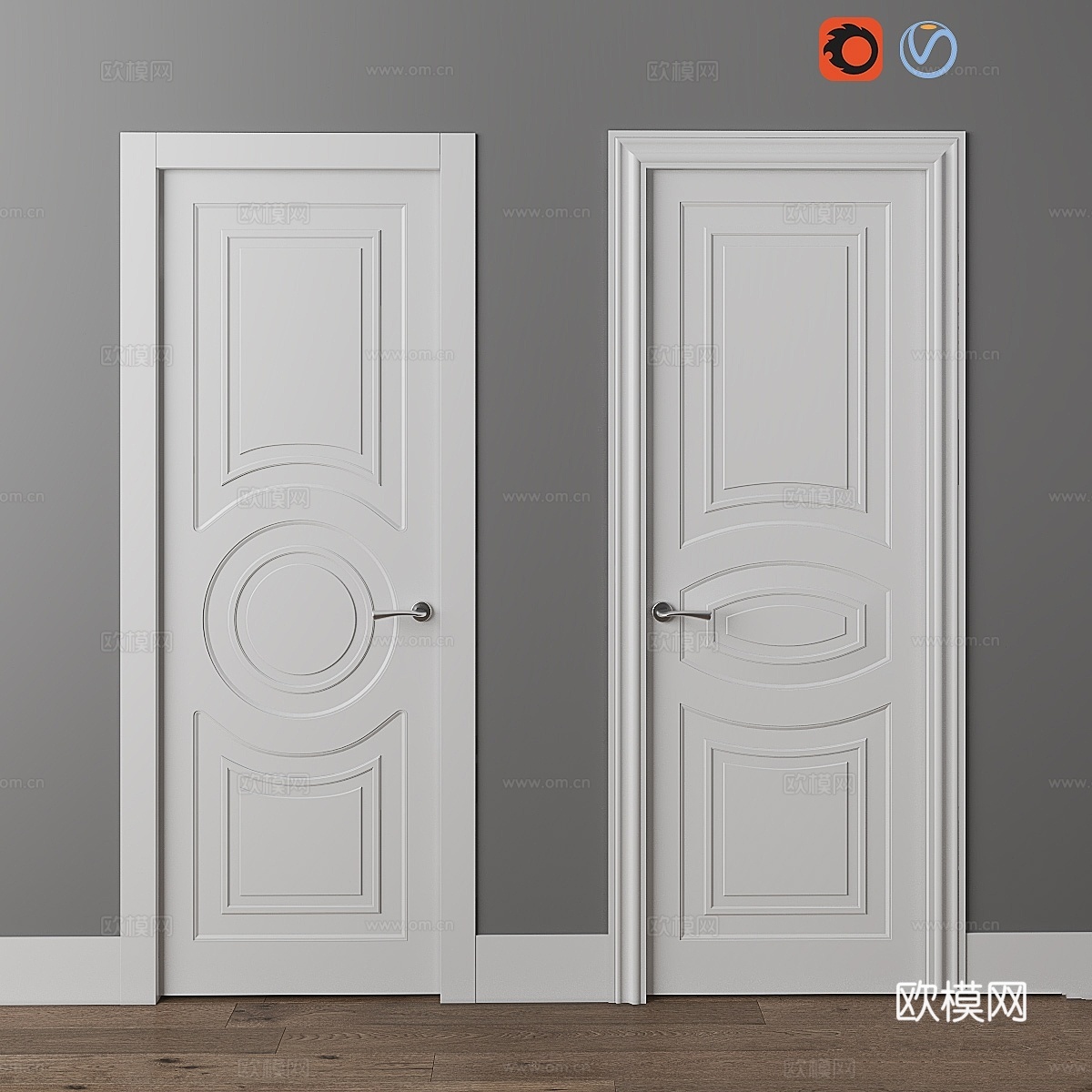 联合格兰德gr01 gr06门3d模型下载