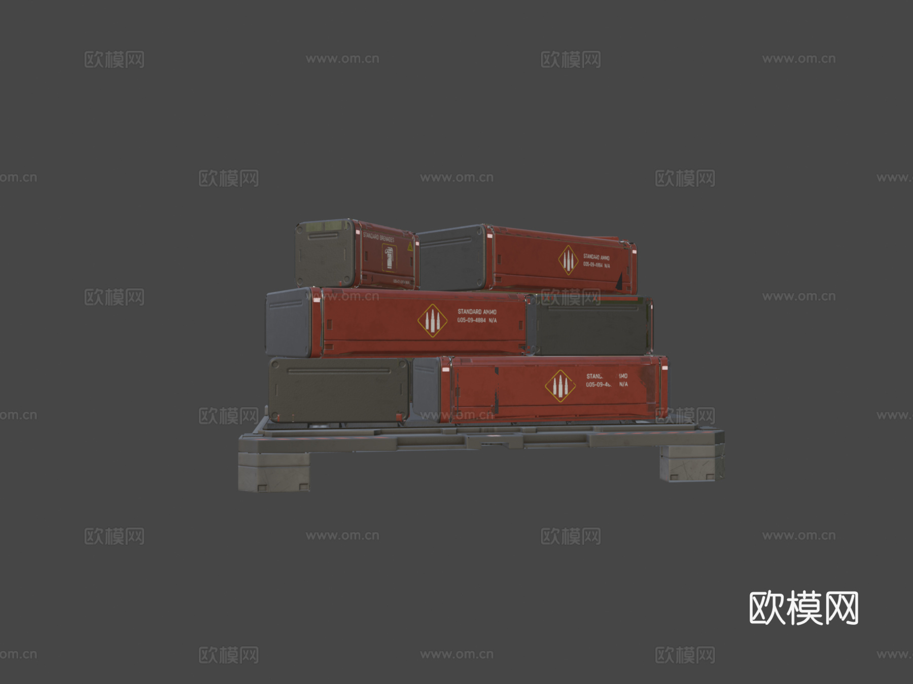 星际公民弹药箱3d模型3d模型下载（渲染图5）