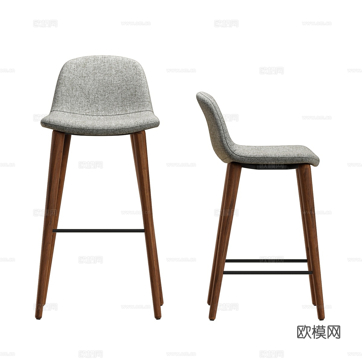 巴科吧凳3d模型下载