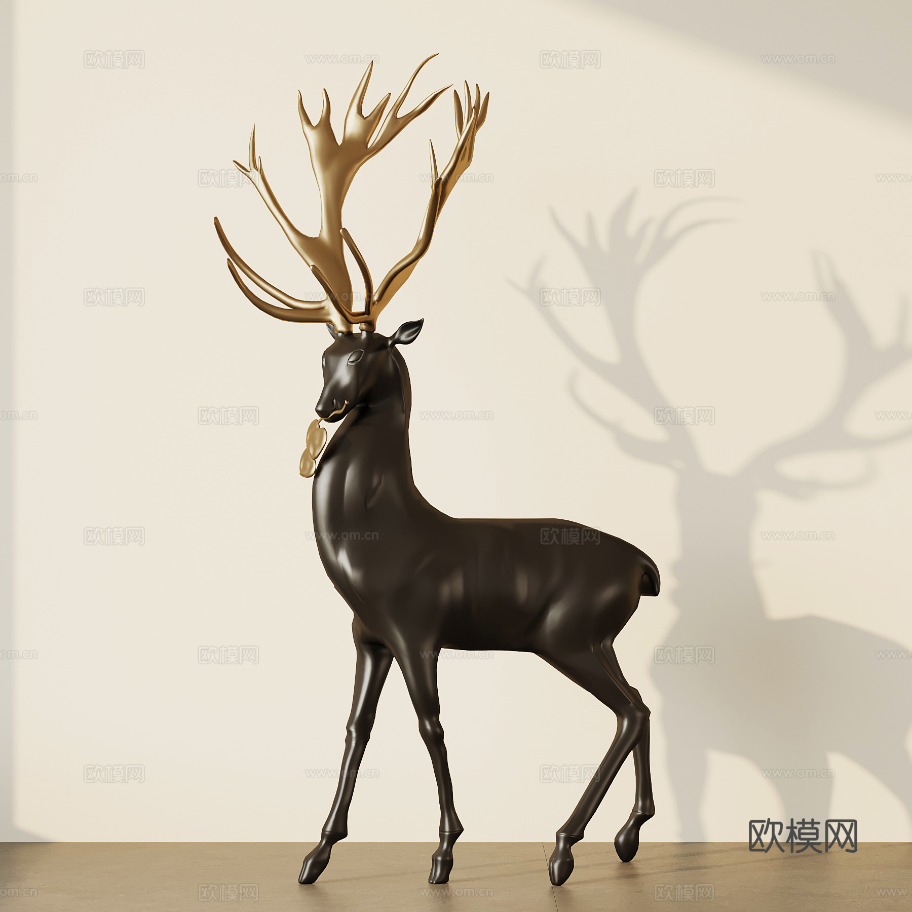 现代摆件 艺术装置 落地摆件su模型