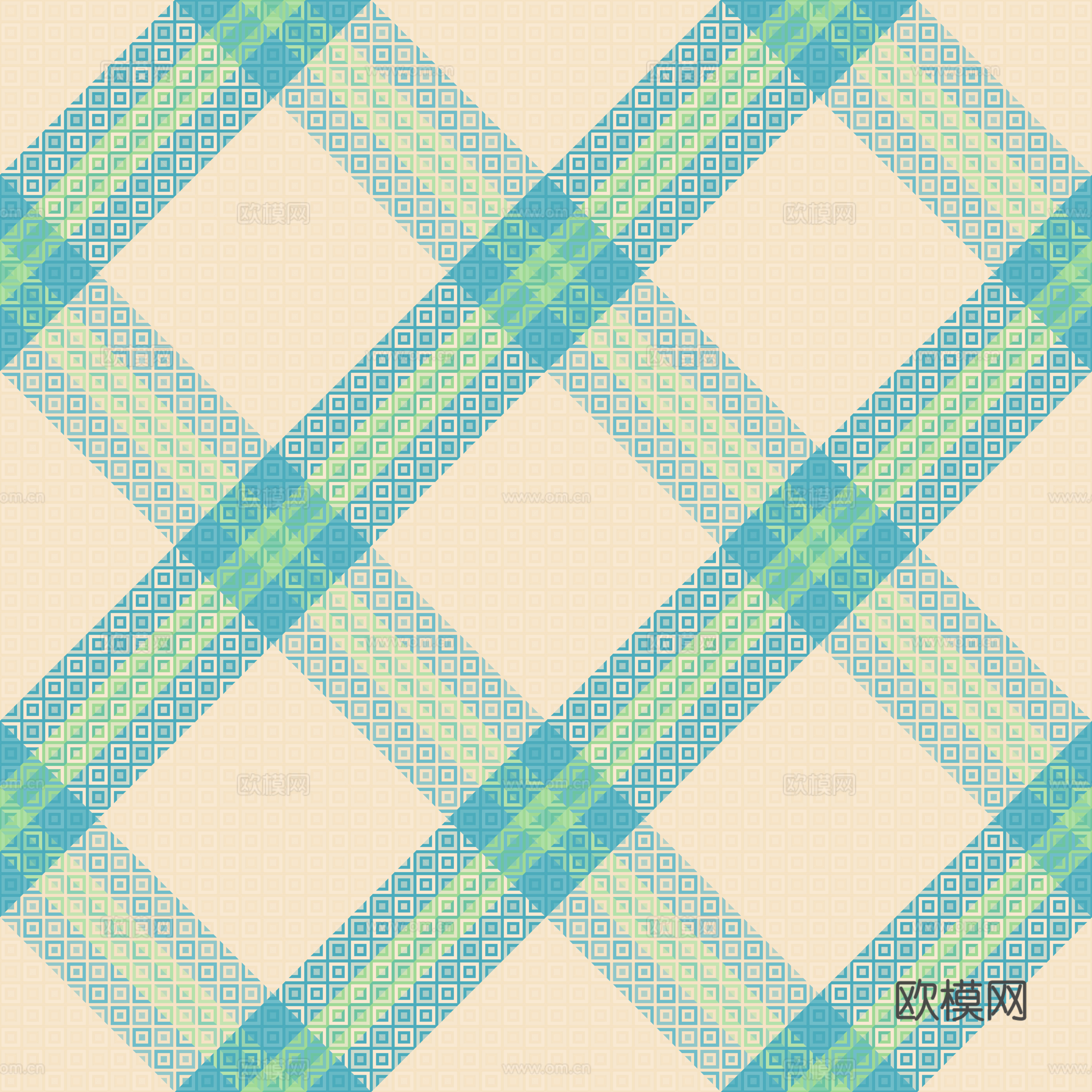 现代简约文艺网格壁纸