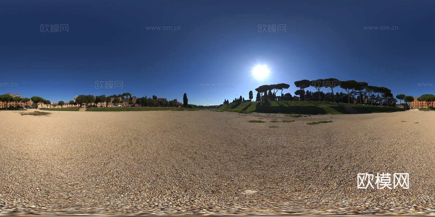 户外天空公园建筑风景