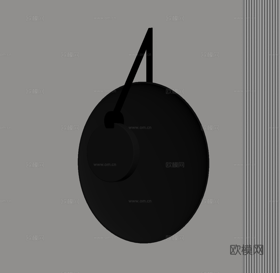 现代意式壁灯su模型