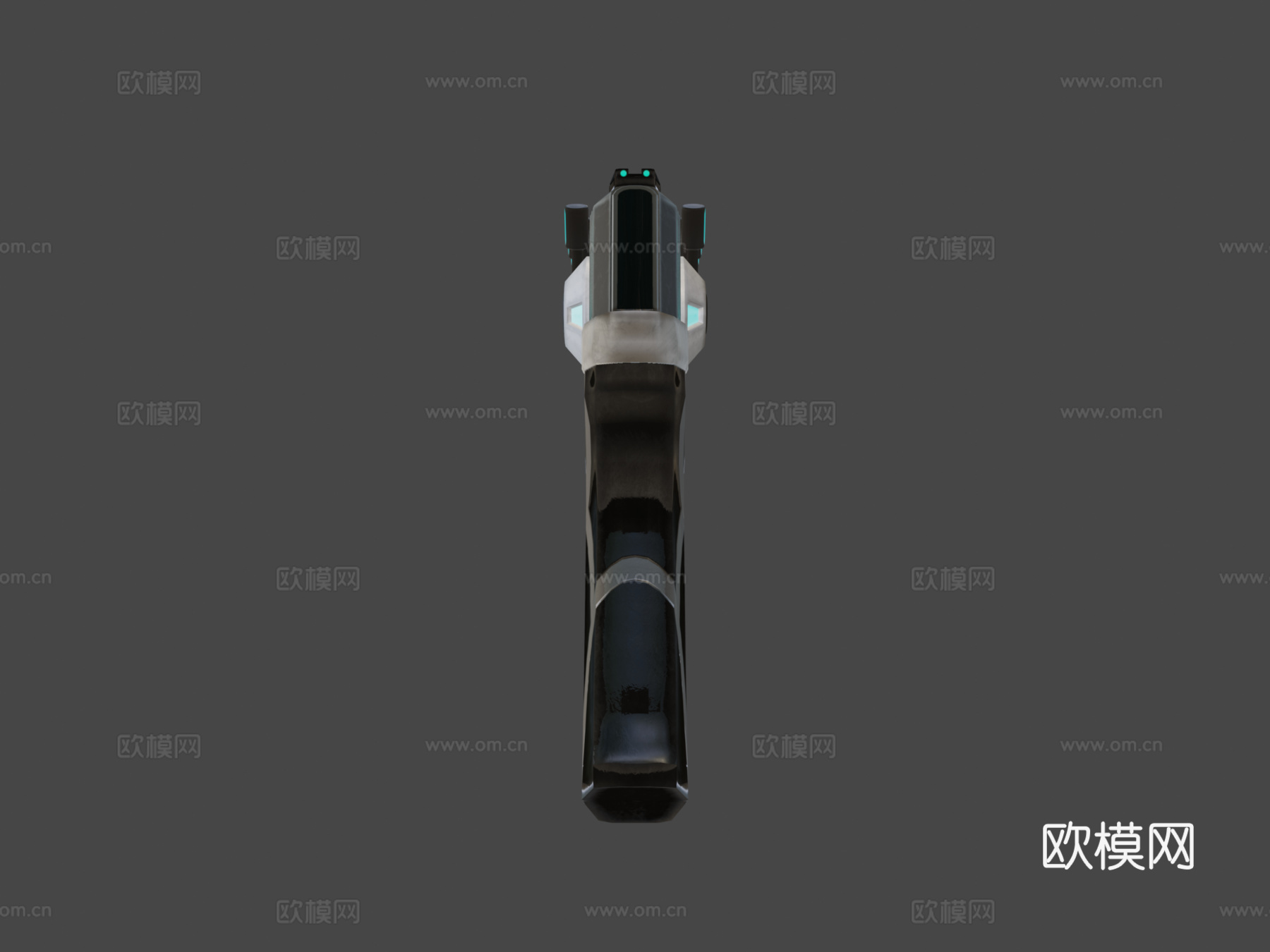 赛博朋克枪T113d模型下载（渲染图5）