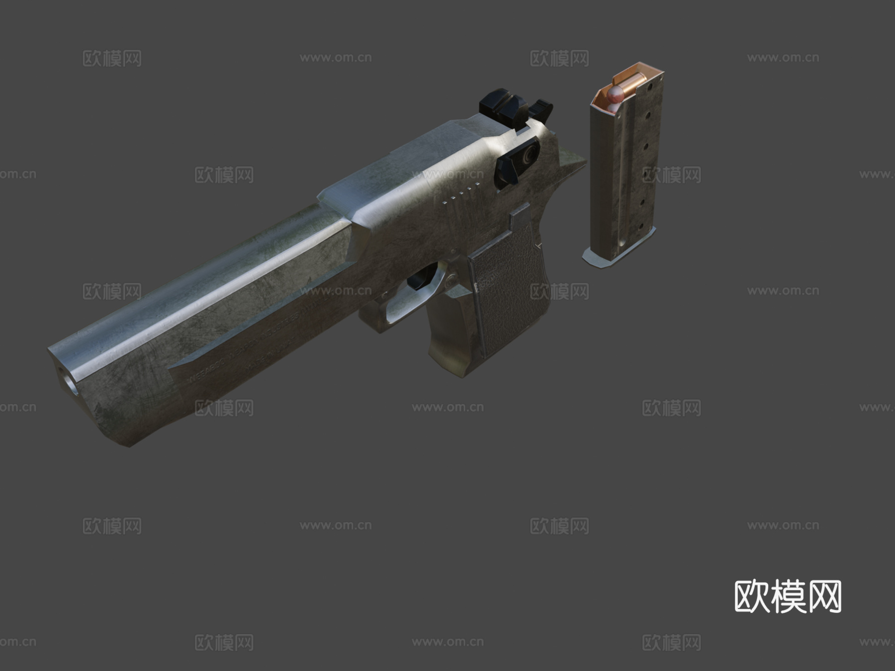 沙漠之鹰v2.03d模型下载（渲染图8）