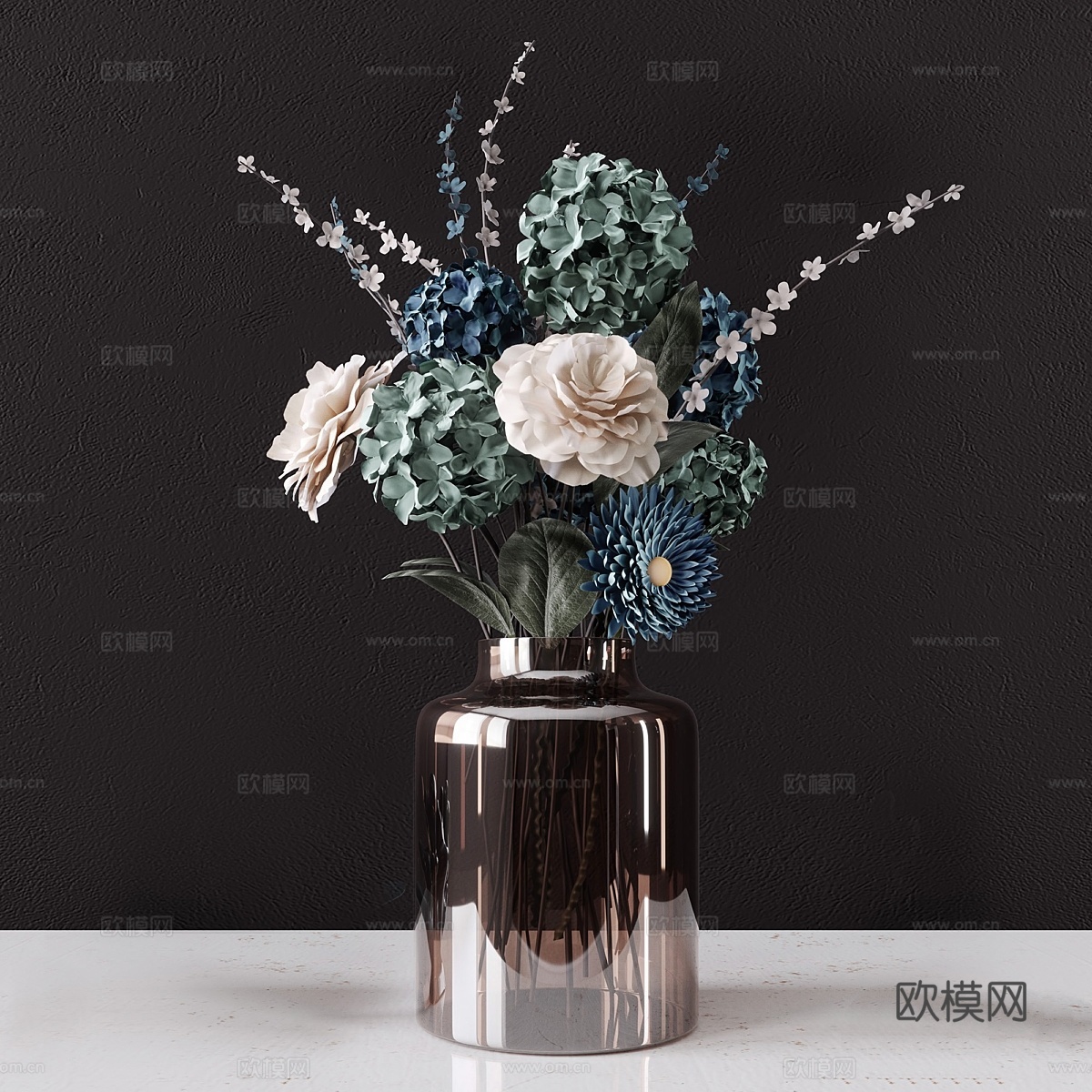 装饰鲜花3d模型下载