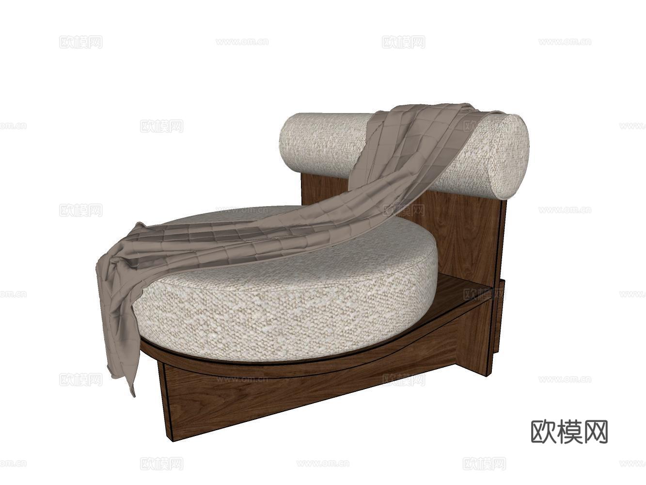 沙发茶几su模型