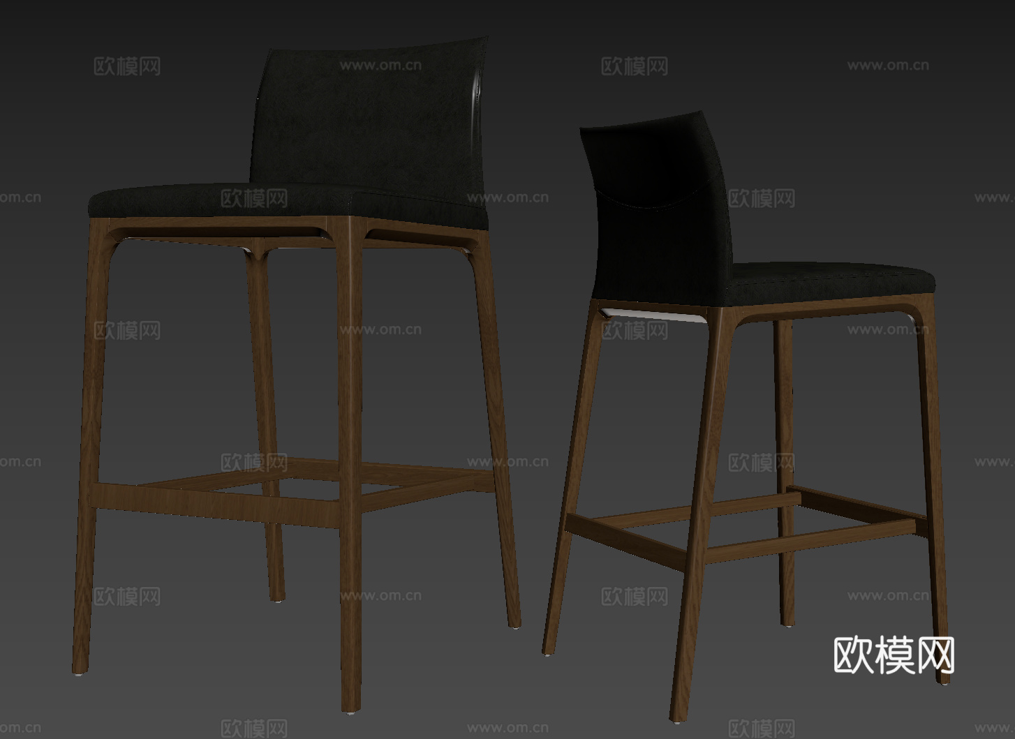 中古吧椅 巴凳 高脚椅 高脚凳 休闲椅su模型