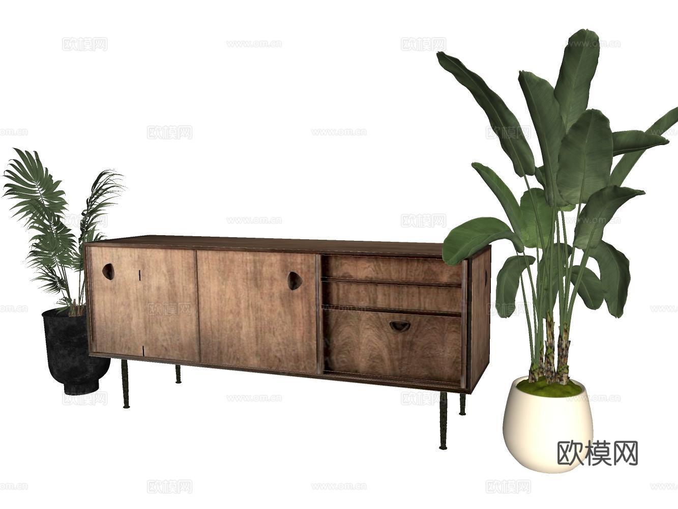 沙发休闲椅茶几su模型