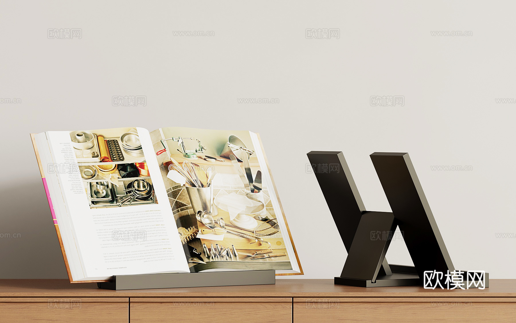 现代书架su模型