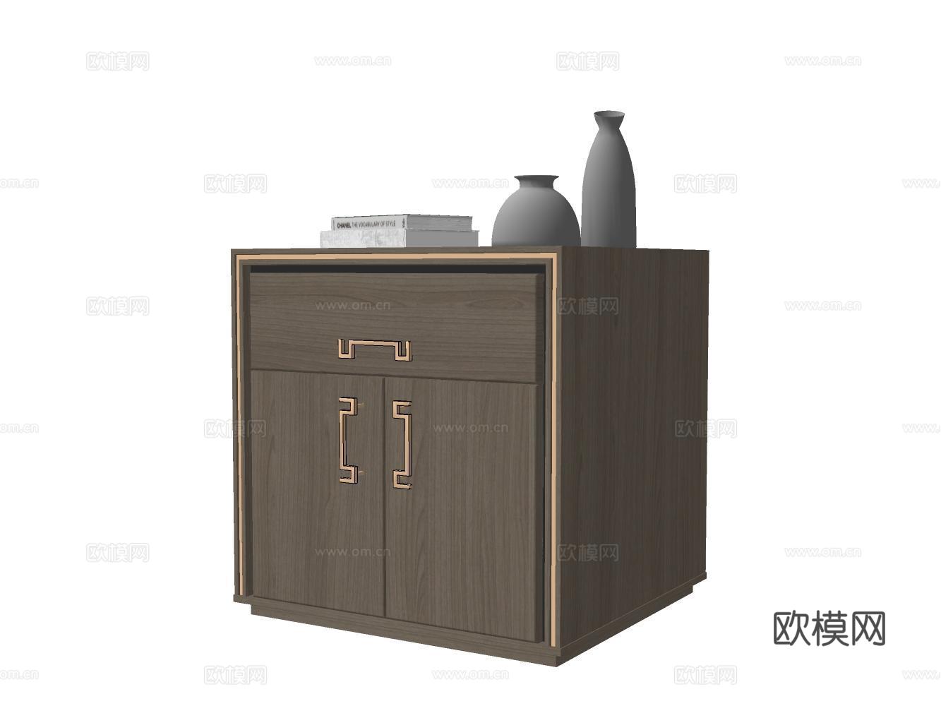 茶几沙发休闲椅摆件su模型